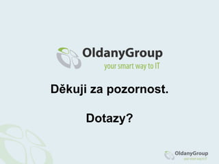  úspora nákladů – sdílením zdrojůDruhy cloudů/architekturSaaS - applicationandinformationcloudPaaS – development (platform) cloudIaaS – infrastructurecloud...“as a service“DaaS – VDI on demand