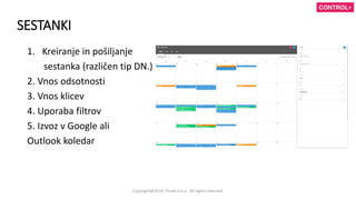 Predstavitev Control+ new intelligent management tool with live Gantt ...