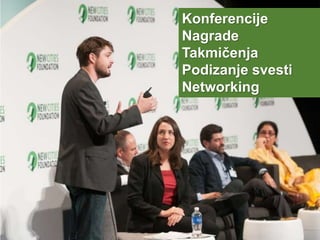 Konferencije
Nagrade
Takmičenja
Podizanje svesti
Networking
 