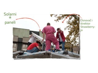 Osnovač i
direktor
Strawberry-
ja
Solarni
*
paneli
 