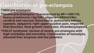 Comprehensive Overview of Pre-eclampsia and Eclampsia in Pregnancy ...