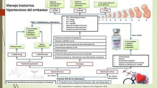 NICE, Hypertension in pregnancy: diagnosis and management, 2020.
*2da L: Hidralazina y diureticos
 