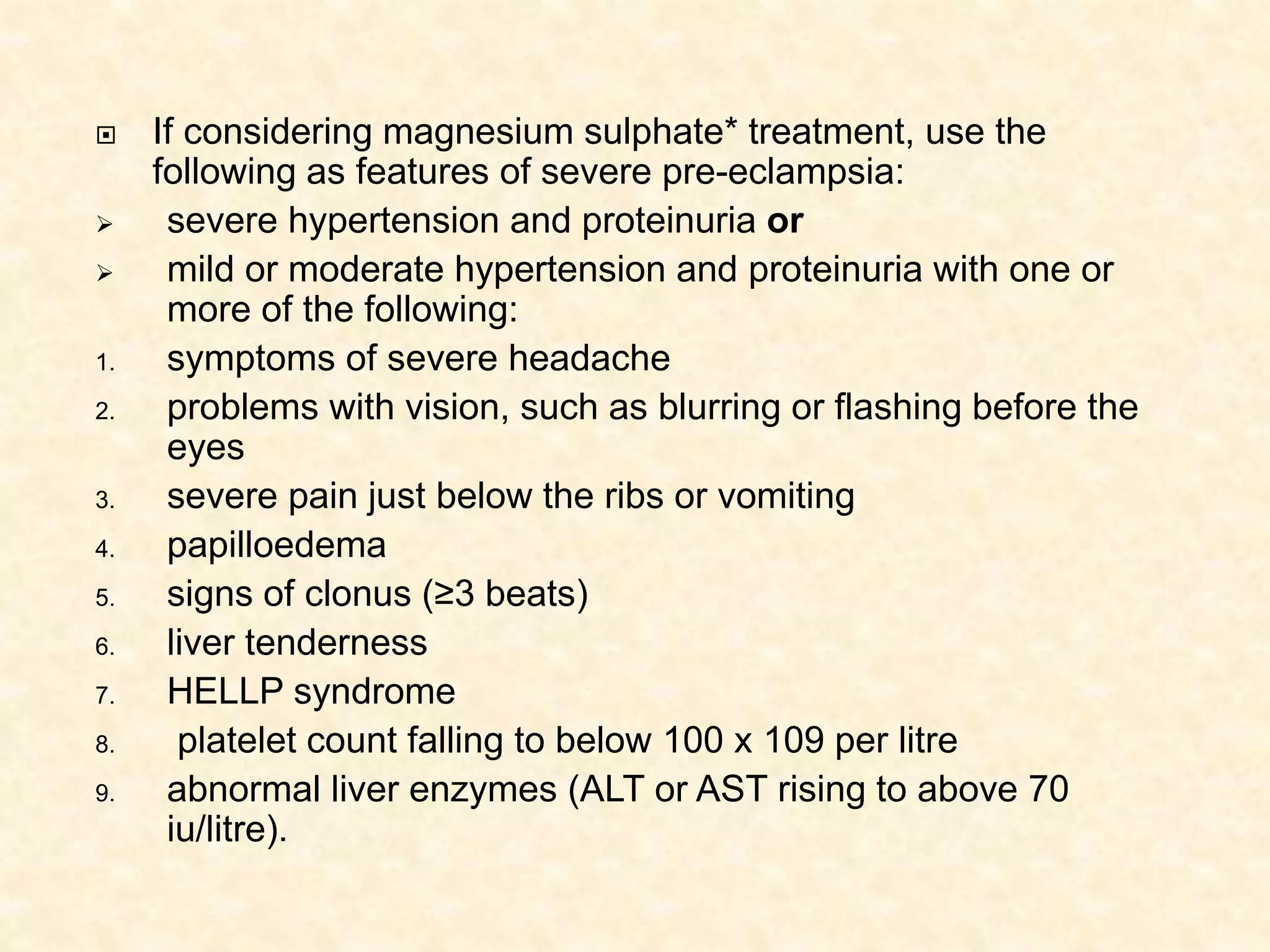 Pre eclampsia & eclampsia | PPTX