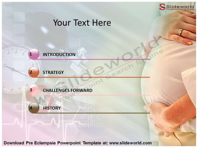 Pre Eclampsia Powerpoint Template SlideWorld