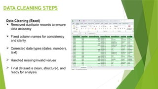 DataA analytics about real time datasets | PPTX