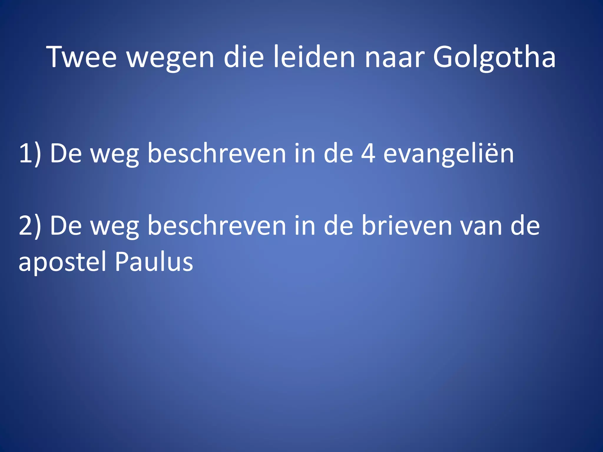 Preek 21 maart 2021 de weg naar het kruis | PPT