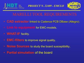 Emclo Project Emc Design Methodology For Layout Optimization
