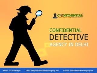 Pre eminent investigation agency for various investigation with efficiency
