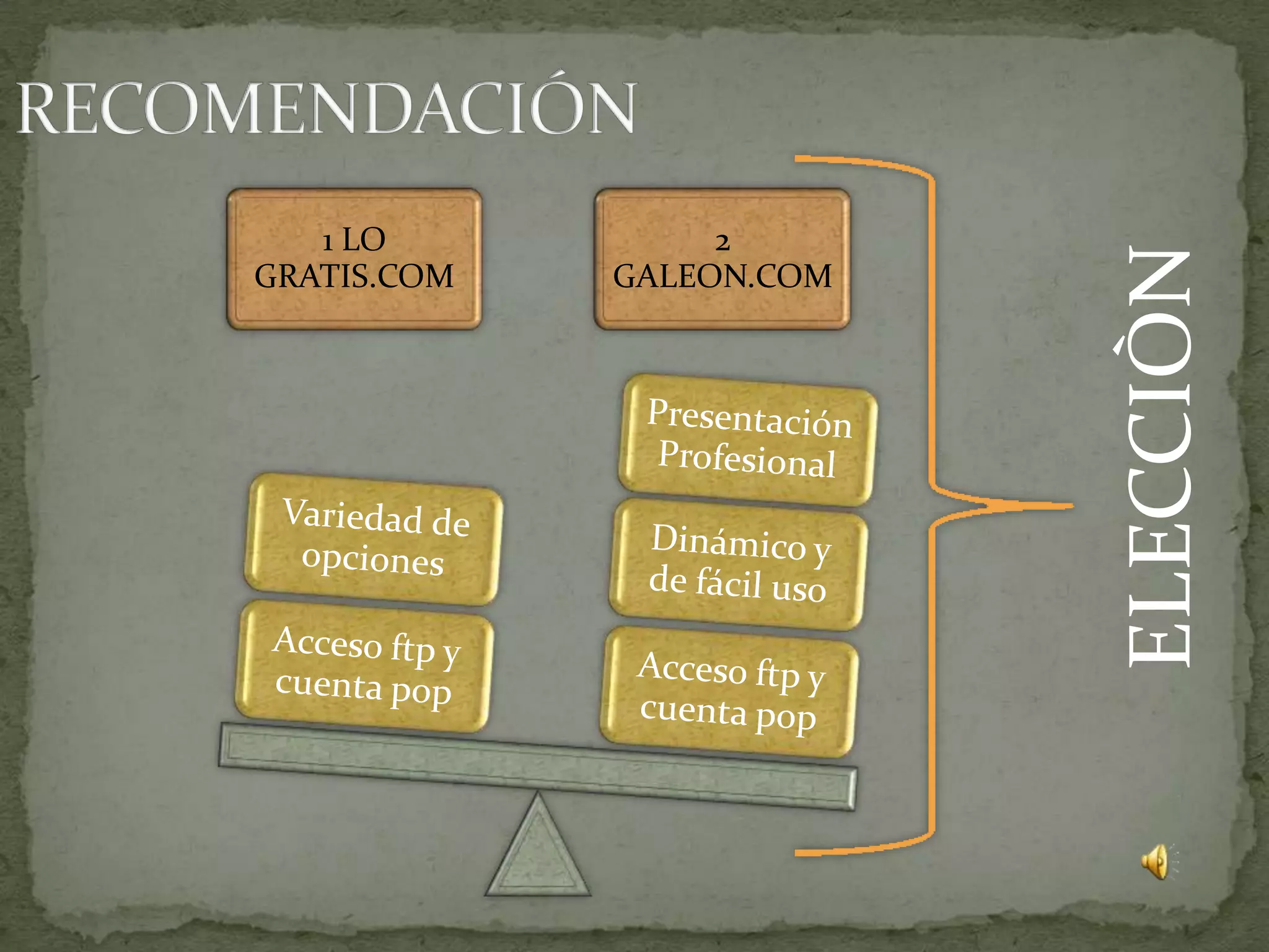 1 LO           2




                          ELECCIÒN
GRATIS.COM   GALEON.COM
 