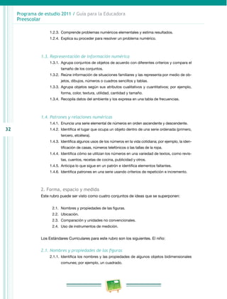 Programa de Estudio 2011. Guía para la Educadora (Educación Básica ...