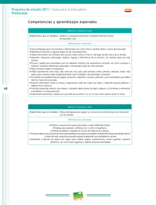 Programa de Estudio 2011. Guía para la Educadora (Educación Básica ...