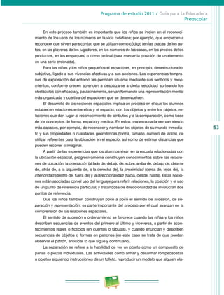Programa de Estudio 2011. Guía para la Educadora (Educación Básica ...