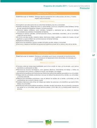 Programa de Estudio 2011. Guía para la Educadora (Educación Básica ...