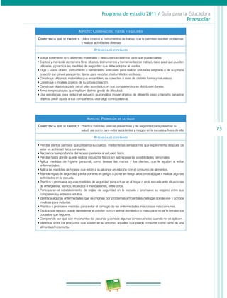 Programa de Estudio 2011. Guía para la Educadora (Educación Básica ...