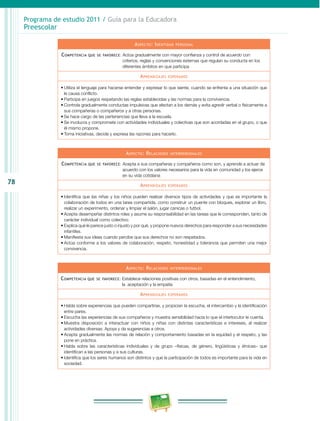 Programa de Estudio 2011. Guía para la Educadora (Educación Básica ...