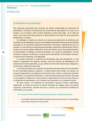Programa de Estudio 2011. Guía para la Educadora (Educación Básica ...