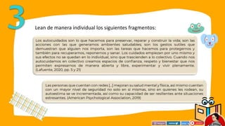 Lean de manera individual los siguientes fragmentos:
 