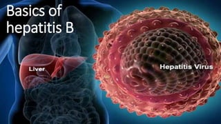 Basics of
hepatitis B
 
