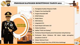 2
1. Peningkatan Kualitas Pelayanan Publik
2. Program Free Coaching SIM
3. Program Remedial SIM
4. SP2HP Delivery
5. Bedah...