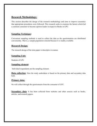 Preeti bisht cb term paper