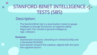 Comprehensive Overview of Intelligence Testing and Assessment Methods ...