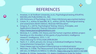 Comprehensive Overview of Intelligence Testing and Assessment Methods ...