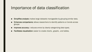 Comprehensive Guide to Data Compilation, Tabulation, and Classification ...
