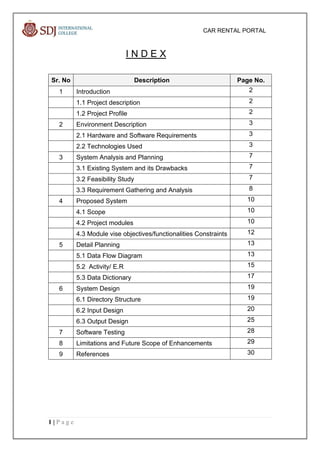 bca project for application and final project | PDF