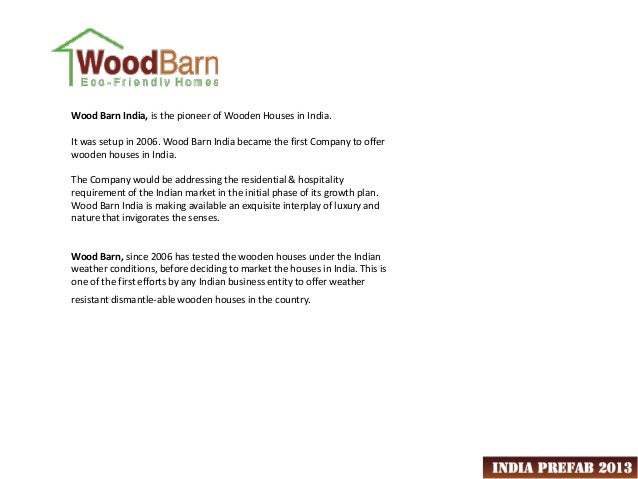 Wood In Pre Fab A Future Secured