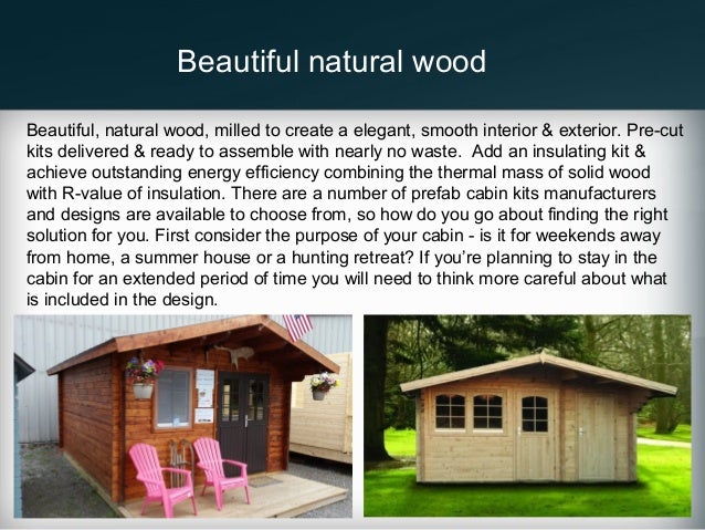 Prefab Cabin Kits Manufacturers