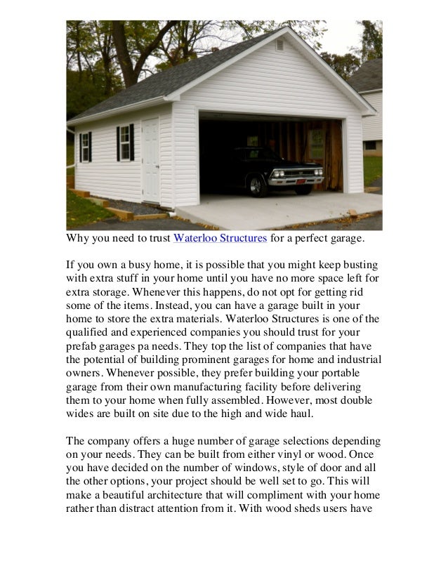 Prefab Garages Pa