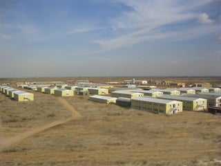 Prefabricated camp sites as our abroad project