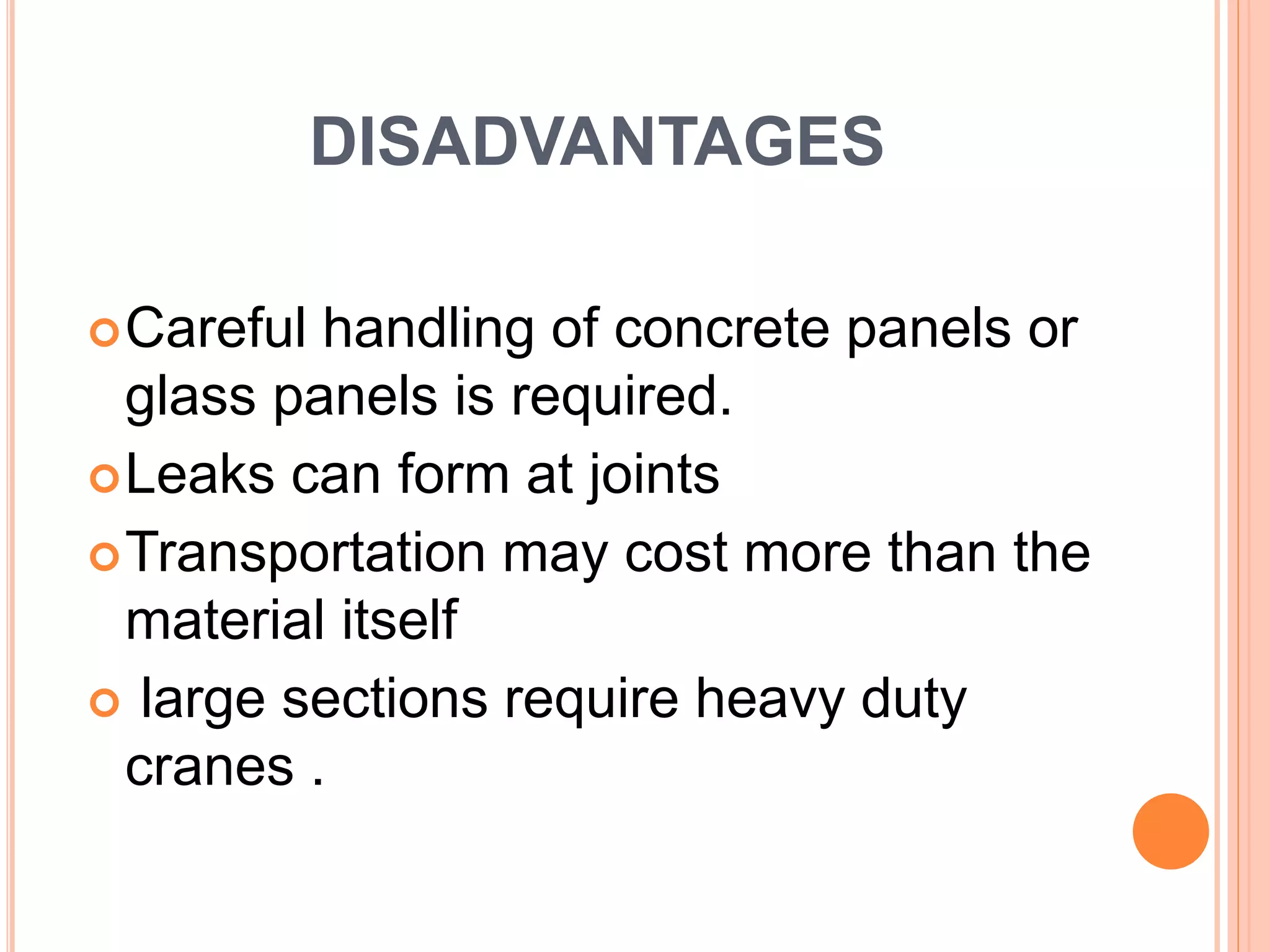 Prefabrication in a concrete building construction | PPTX