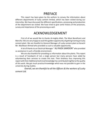 Internship repert of luc | PDF