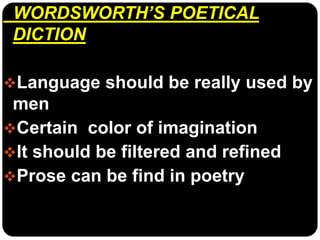Preface to Wordsworth Presentation | PPT