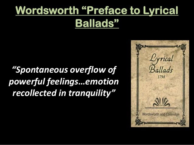 preface to lyrical ballads by wordsworth essay preface to lyrical ballads by wordsworth essay