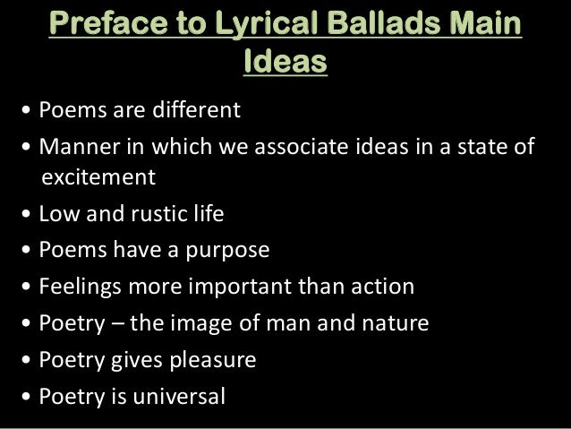 wordsworth preface to lyrical ballads wordsworth preface to lyrical ballads