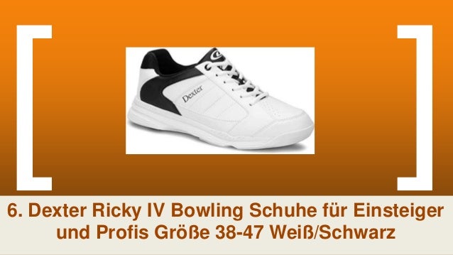 Wei/ß//Schwarz Dexter Herren Ricky IV Bowlingschuhe