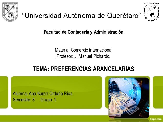 Preferencias Arancelarias