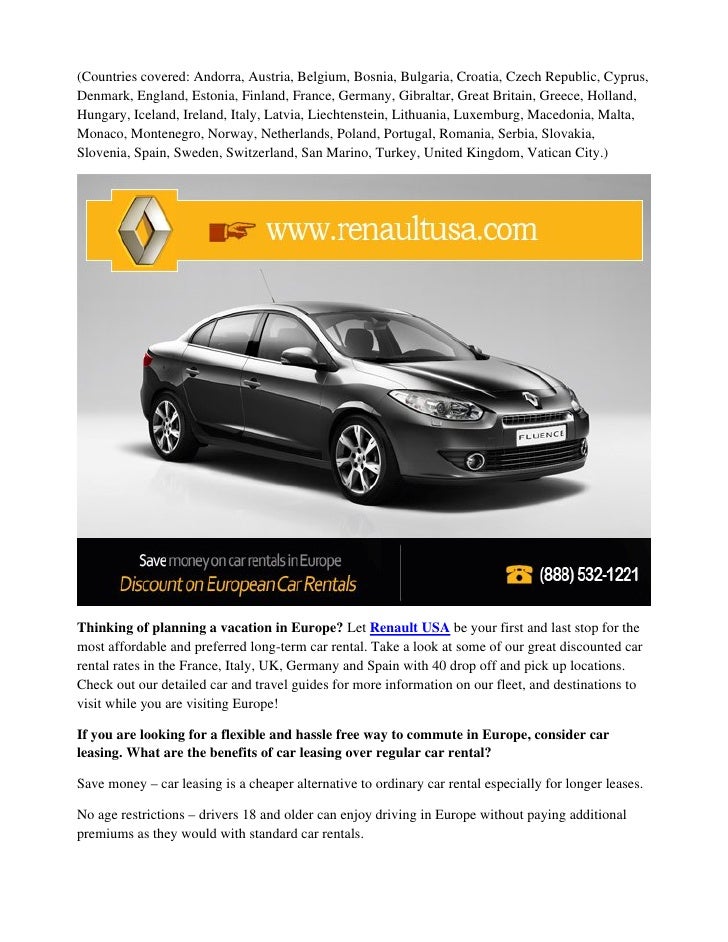 Preferred Car Rental in Europe Get Discount on European Car Rentals