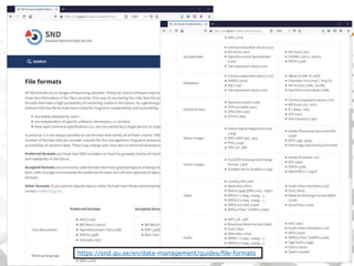 https://snd.gu.se/en/data-management/guides/file-formats
 