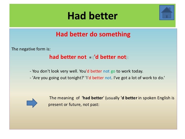 Prefer would rather