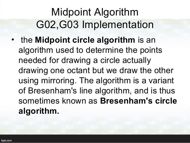 Bresenham Line Drawing Algorithm Theory : D plotter presentation