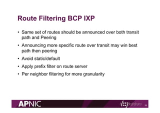 Prefix Filtering BCP 