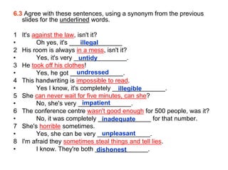 Sentence For Against Prefixes | PDF