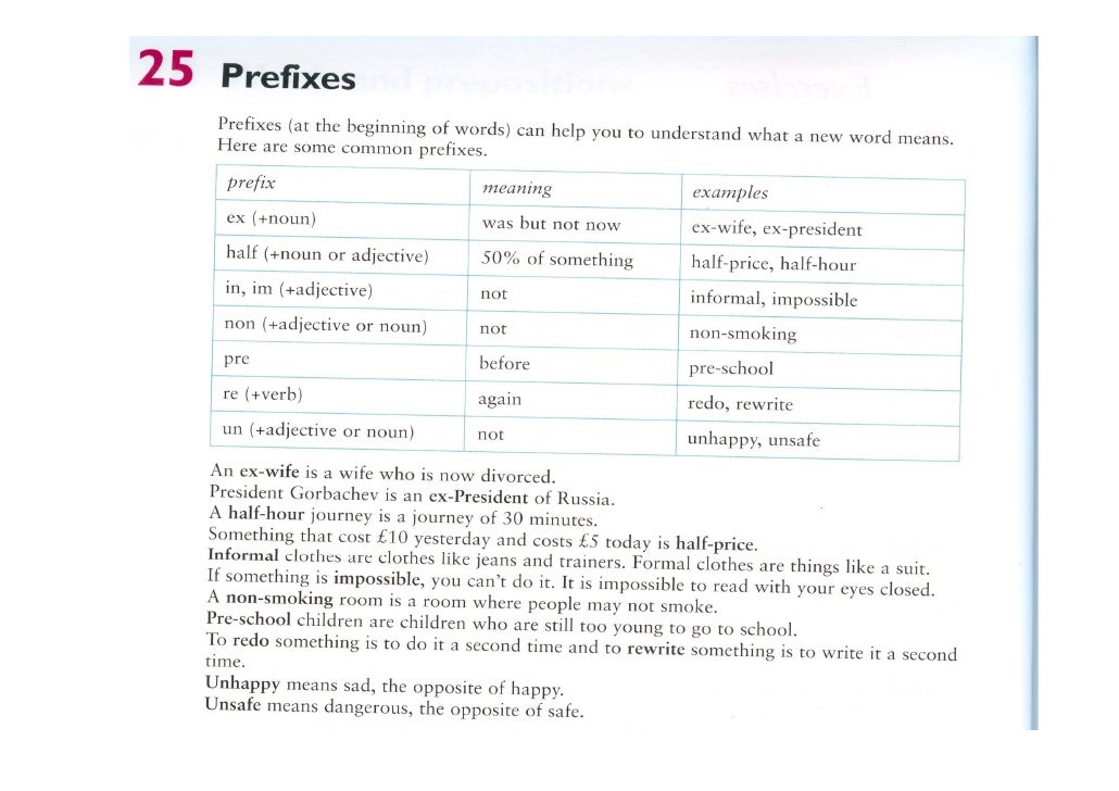 Prefixes 2
