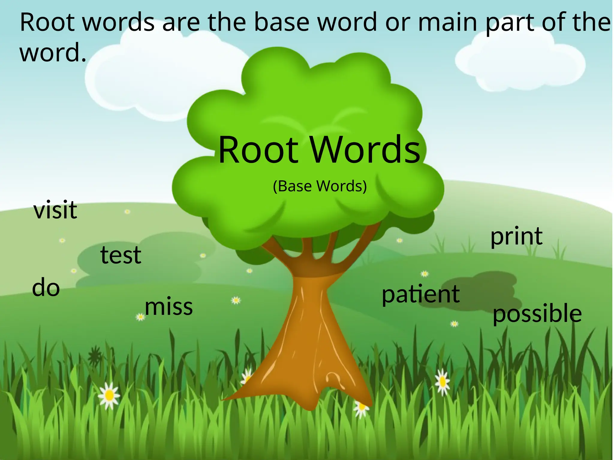 PrefixesSuffixesandRootWords-1 Affixes ppt | PPTX