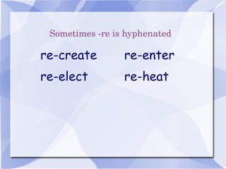 Prefix re- | PPT