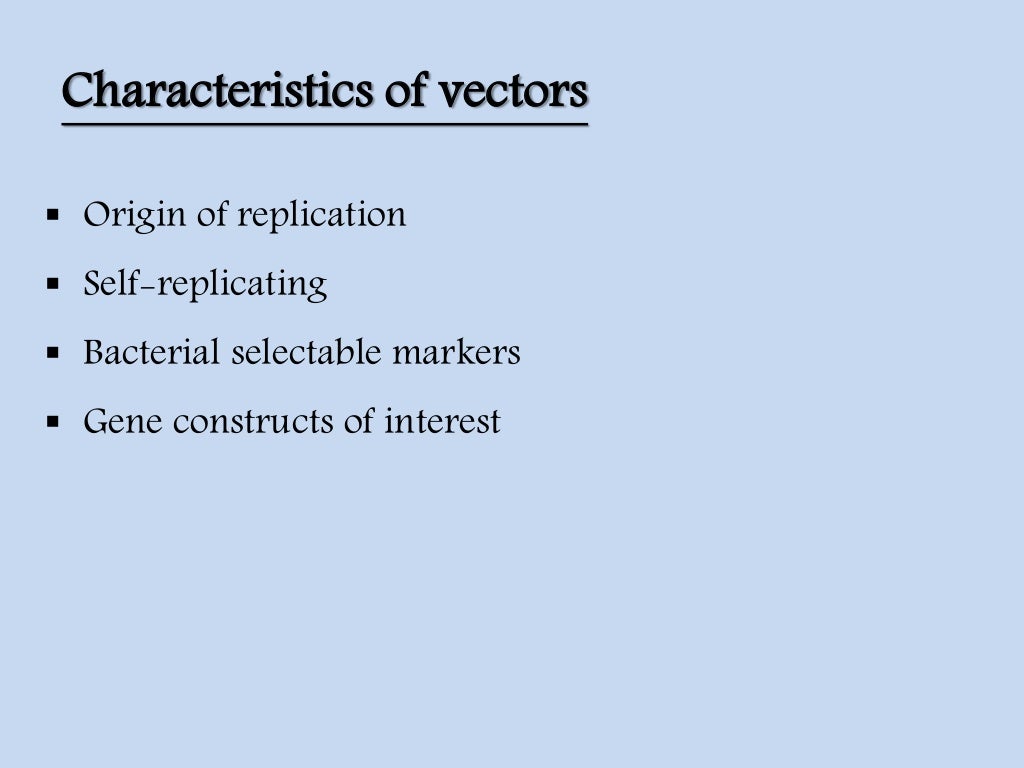vector and its types