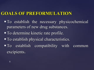 Preformulation | PPT
